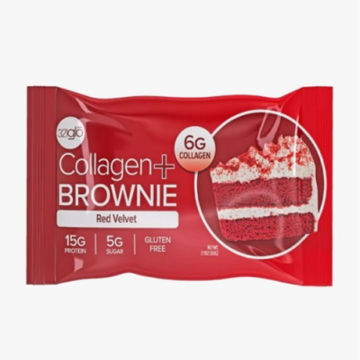 321Glo Collagen Pro Brownie Red Velvet 60G