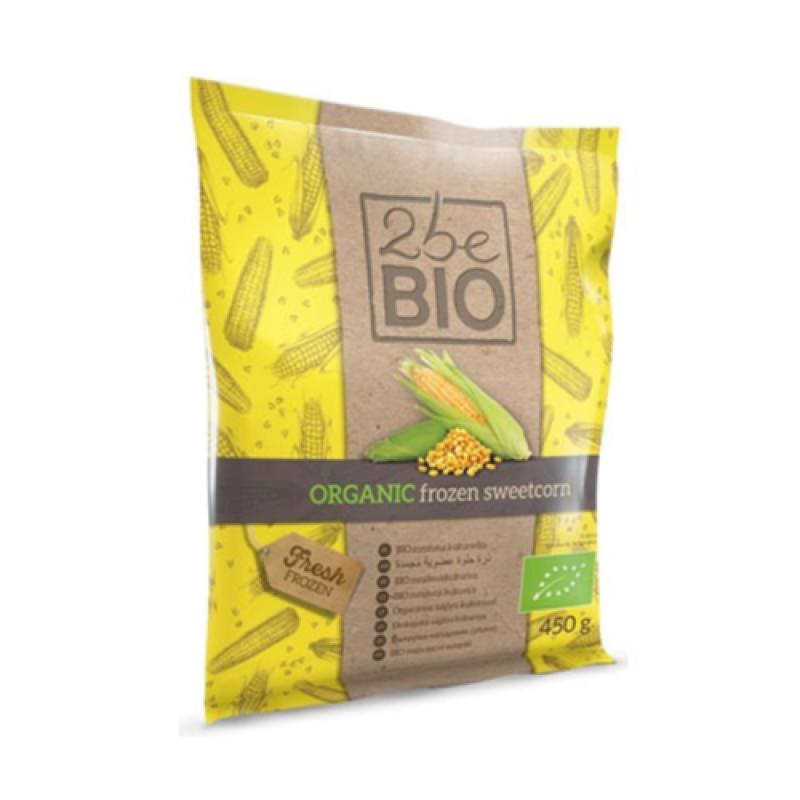 2be Bio Organic Frozen Sweetcorn 450g