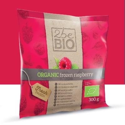 2be Bio Organic frozen raspberry 300g