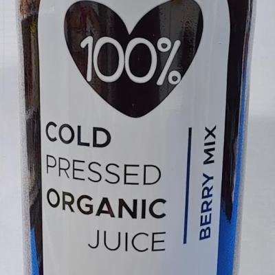 100% Cold Pressed Organic Berry Mixed 414ml